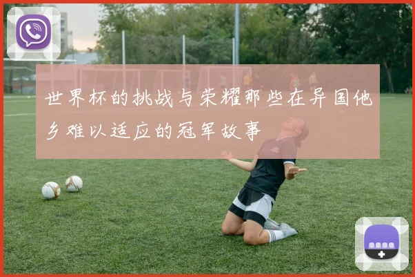 世界杯的挑战与荣耀那些在异国他乡难以适应的冠军故事